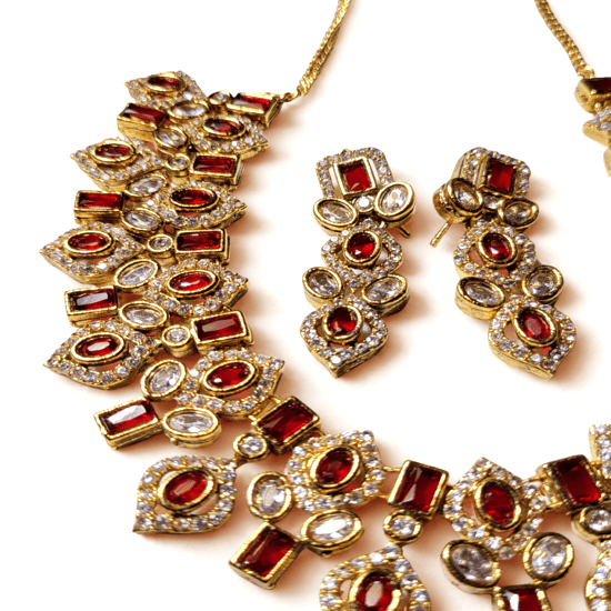 Kundan Imitation Jewelry Set